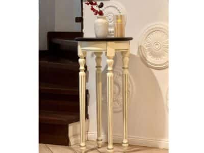 Imperia masuta inalta, crem si blat negru